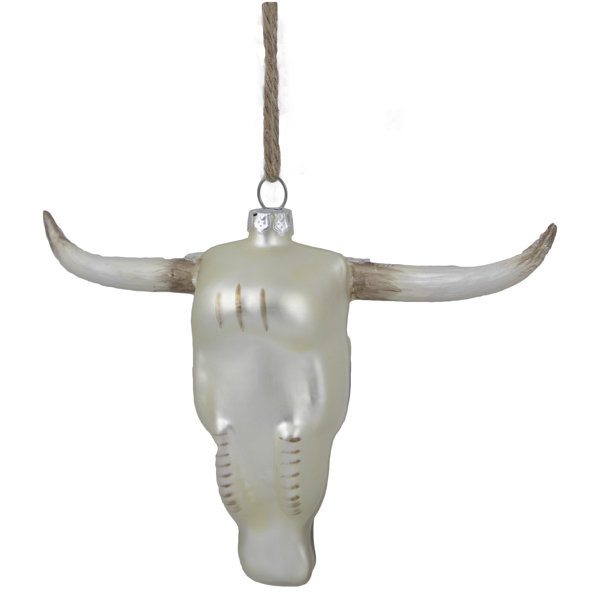 Northlight 5.5" Longhorn Glass Christmas Ornament Wayfair
